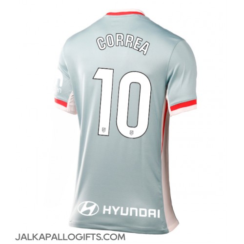 Atletico Madrid Angel Correa #10 Vieraspaita Naiset 2024-25 Lyhythihainen